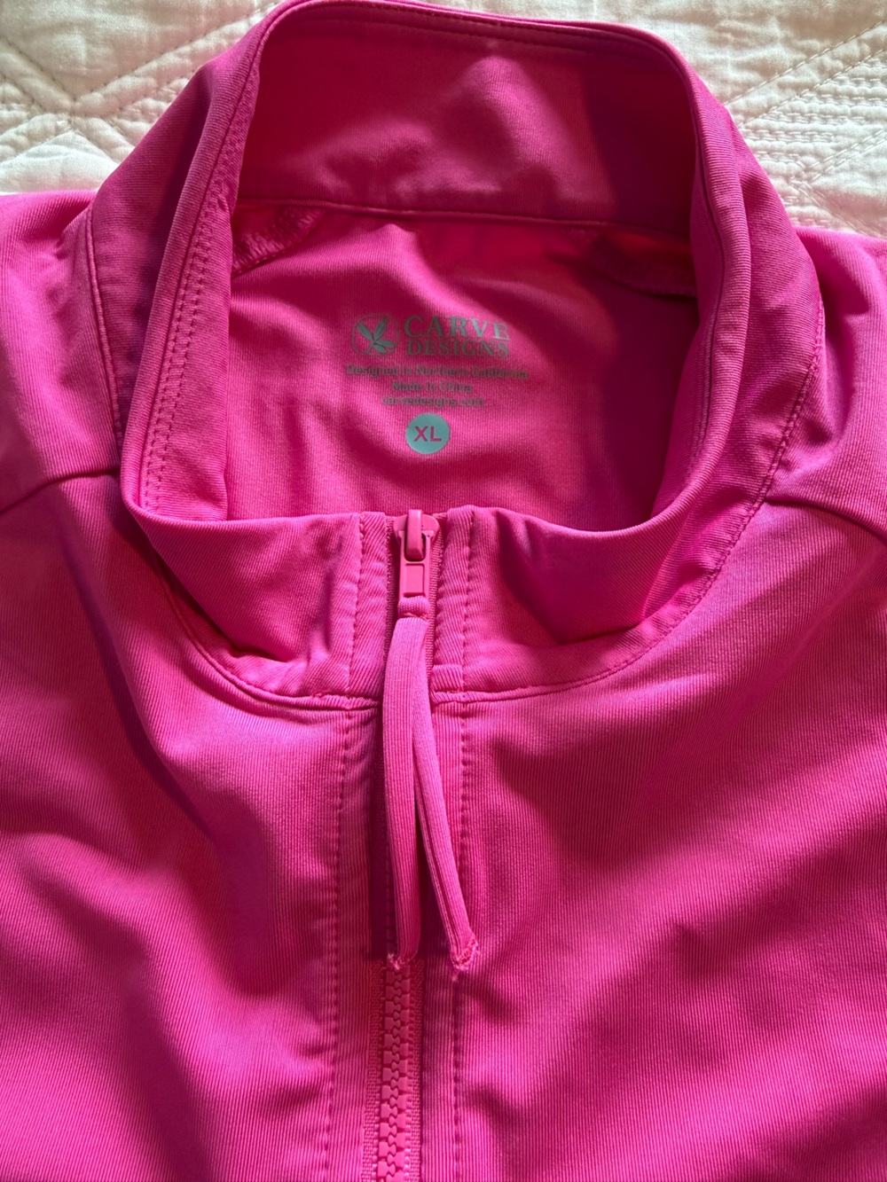 Carve Designs Women's Swim Coverup - Hot Pink; perfect worn 2x. Long sleeve